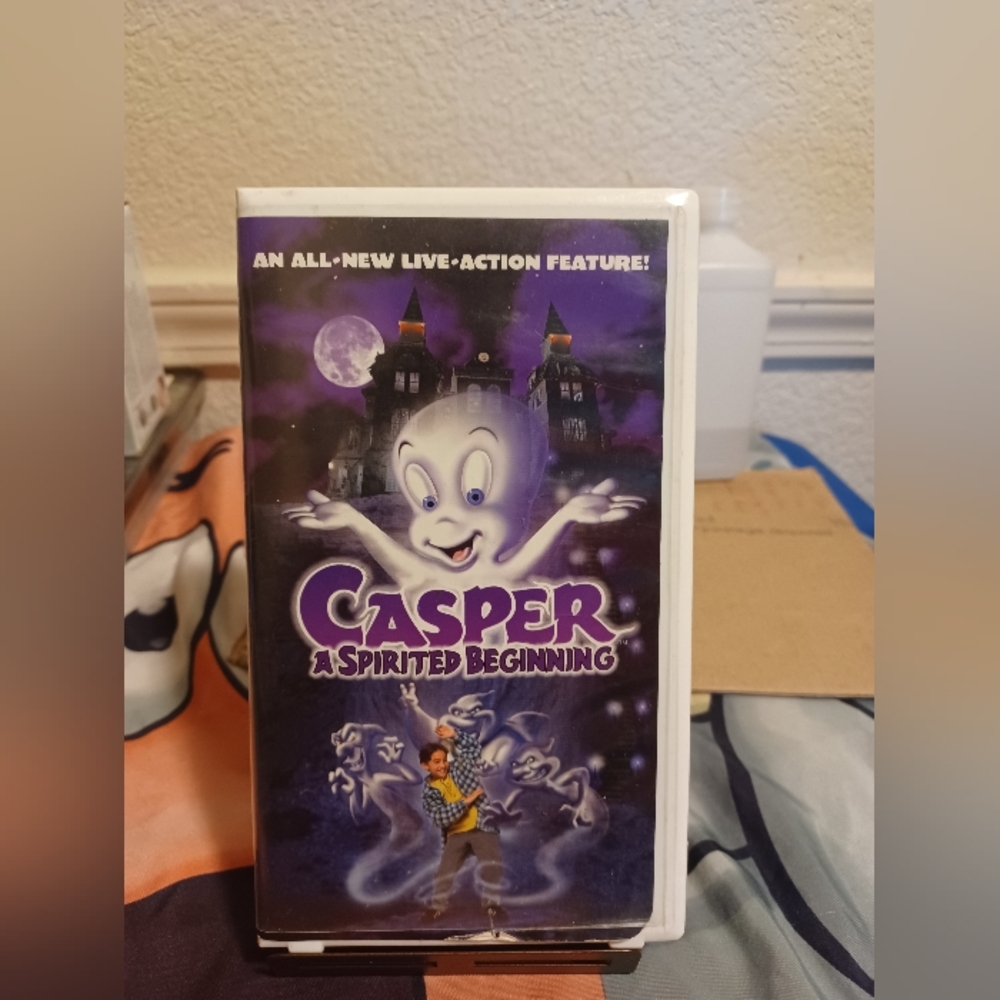 Casper: A Spirited Beginning (VHS, 1997) Hard Shell Case